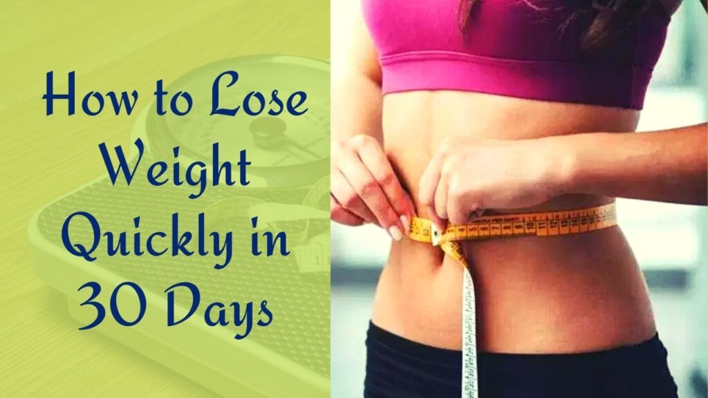 How to Lose Weight 